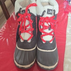 Jambu Winter Boots - Black and Red